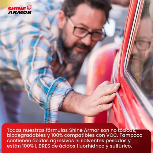Vista 9 de SHINE ARMOR Removedor de Arañazos para Coche, Protección y Eliminación de Remolinos, Abrillantador 4oz