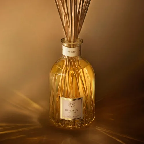 Vista 6 de Dr. Vranjes - Difusor Ambra de 8.5 fl oz + paquete doble de palitos blancos (paquete de 3 piezas) - Fragancia casera de lujo, fabricada en Italia