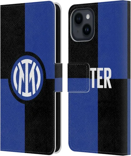 Vista 83 de Head Case Designs Officially Licensed Inter Milan Flag Badge Leather Wallet Case Compatible with Apple iPhone 7 Plus/iPhone 8 Plus