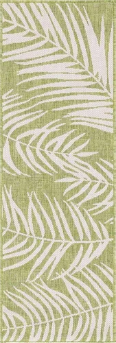 Vista 31 de Unique Loom - Tapete de la colección Outdoor Botanical, diseño de palmera (4.1 pies x 6.1 pies, rectangular, color azul/azul marino)