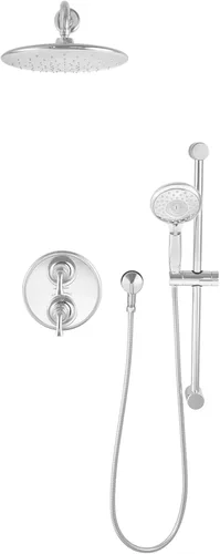 Vista 6 de American Standard 9038001.002 Spectra - Cabezal de ducha de lluvia con ahorro de agua, 11 pulgadas, 1,8 GPM, cromo pulido