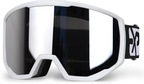 Vista 13 de EXP VISION Gafas de esquí/snowboard para hombres y mujeres, gafas de nieve OTG antiniebla con protección UV