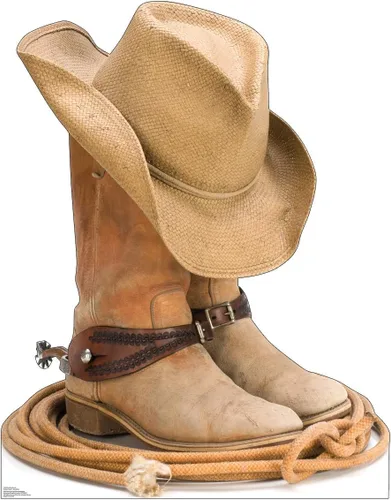 Vista 9 de Cardboard People Bucking Bronco - Soporte de cartón de tamaño real