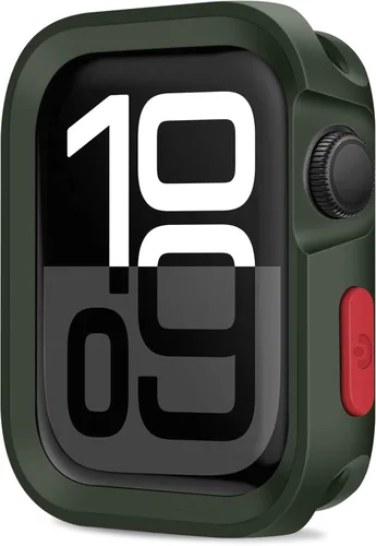 Vista 12 de Amizee Estuche Resistente Compatible con Apple Watch Series 9/8/7 41mm SE 3/2/1 Series 6/5/4 40mm, Funda Protectora de TPU Blanda a Prueba de Golpes
