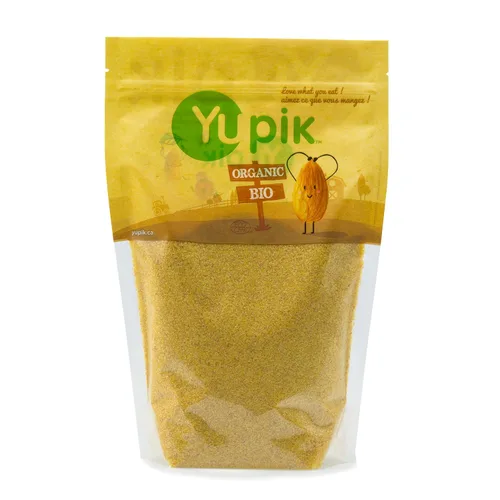 Vista 2 de Yupik Bulgur orgánico (molienda fina), 2.2 libras, sin OMG, vegano, paquete de 1