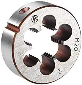 Vista 2 de Juego de roscas y troqueles métricos HSS de 0.787 in x 0.079 in (M20 x 0.079 in)