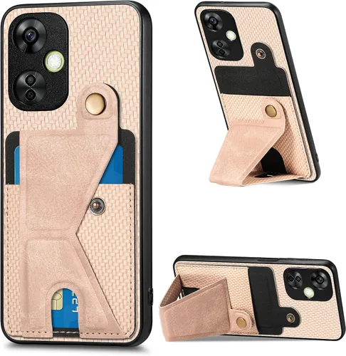 Vista 246 de Funda para Oppo K10x / OnePlus Nord CE 2 Lite 5G Funda para Realme 9 5G / 9 Pro / Q5 / V25 Funda de piel sintética con ranuras para tarjetas