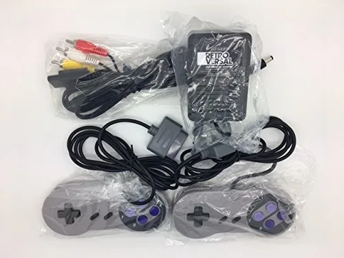 Vista 3 de Super Nintendo SNES Controllers AV Cable and Power Adapter Bundle for the Original Super Nintendo SNES Console System TBGS