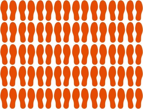 Vista 12 de LiteMark Calcomanías de vinilo para piso, calcomanías de línea para suelo de aula, oficinas, bailes, eventos, marcadores de puntos duraderos con Azul