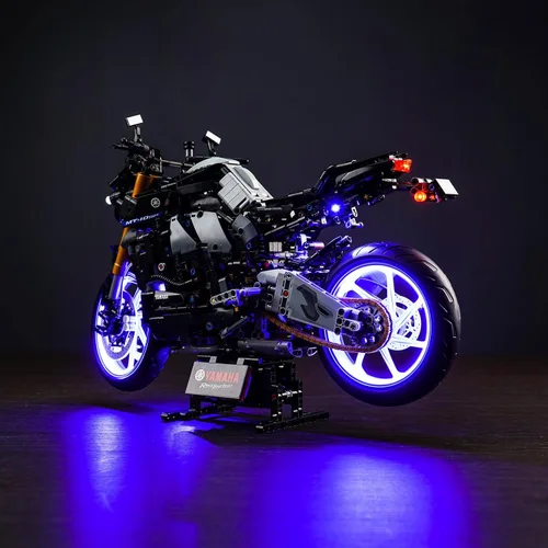 Vista 6 de LocoLee Kit de luces LED para Lego Yamaha MT-10 SP 42159, 2023, juego de iluminación creativa mejorado, accesorios compatibles con Lego 42159 juego