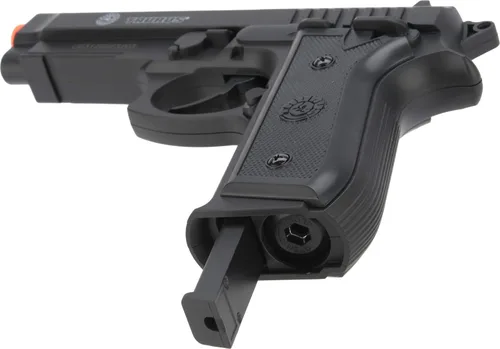 Vista 3 de Evike Softair - Pistola de Airsoft con licencia Taurus PT92 M9 de tamaño completo con CO2 (modelo: polímero/425 FPS)