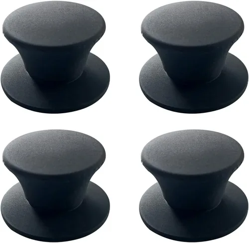 Vista 14 de JoyTube Pomo universal de repuesto para tapas de sartén, cubierta de silicona resistente al calor, asas de sujeción, sin BPA, aptas