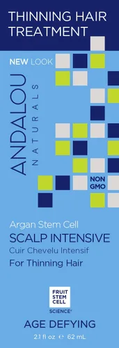 Vista 2 de Andalou Naturals Células madre de argán que desafían la edad del cuero cabelludo intensivo, blanco 2.1 onzas