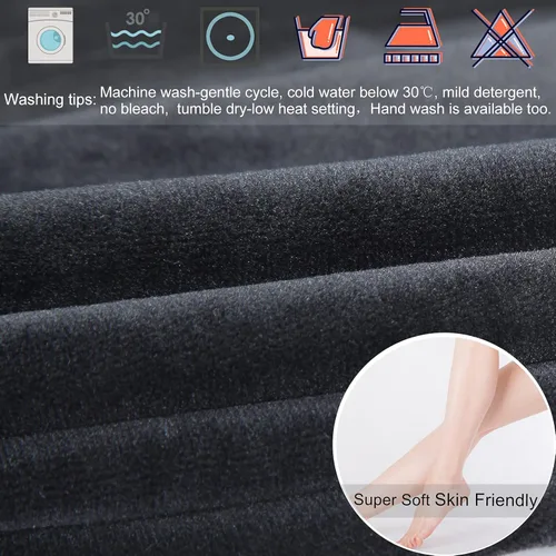 Vista 4 de SINOSSO Juego de 4 fundas redondas para banco de tocador, diámetro (13 a 15.5 pulgadas), terciopelo súper suave, elástico, lavable, protector