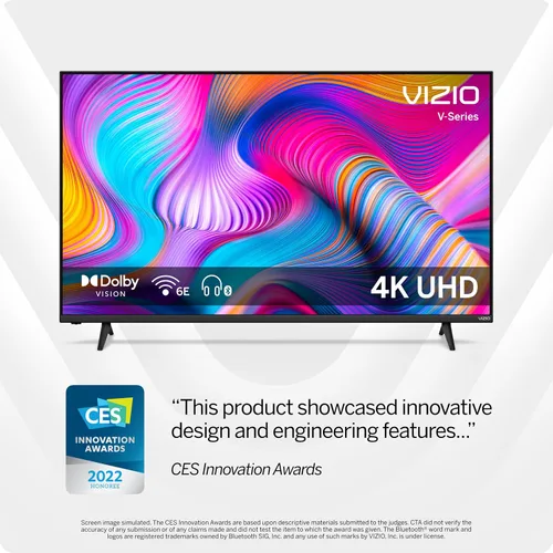 Vista 12 de VIZIO TV inteligente V-Series 4K LED HDR de 55 pulgadas con Dolby Vision, WiFi 6E, compatible con auriculares Bluetooth, motor