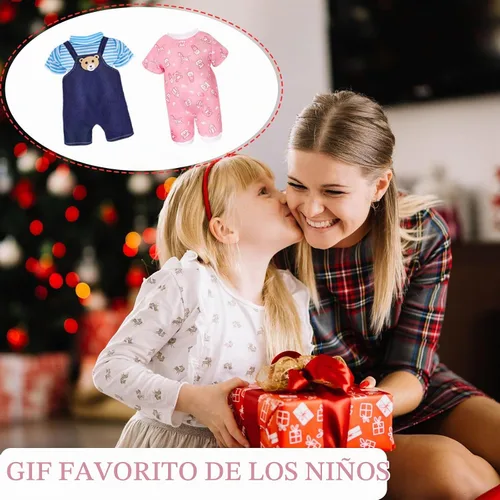 Vista 6 de Ropa y Accesorios para Muñecas Alive - Vestidos de Muñeca de Bebé que se Ajustan a Muñecas de Niña de 10, 11, 12 Pulgadas, 6 Conjuntos de Ropa