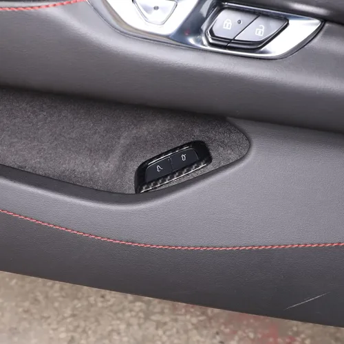 Vista 5 de Daeiclru Cubierta del botón del interruptor del maletero del automóvil compatible con Chevrolet Corvette C8 2020-2023, accesorios de marco de marco