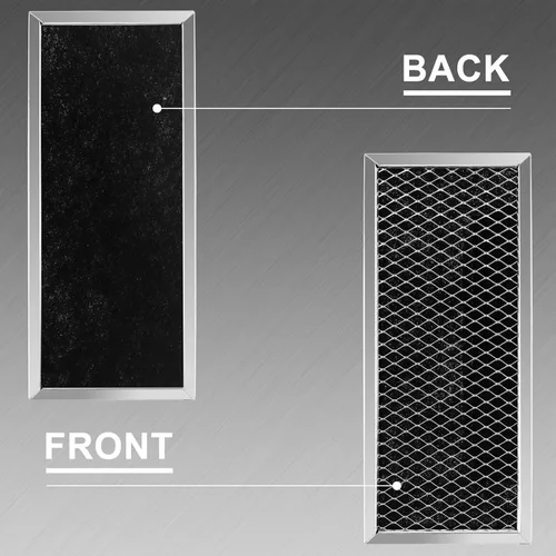 Vista 3 de JX81H WB02X10956 WB02X11544 WB2X10956 Filtro de carbón para microondas compatible con filtro de ventilación de microondas G.E (paquete de 2)