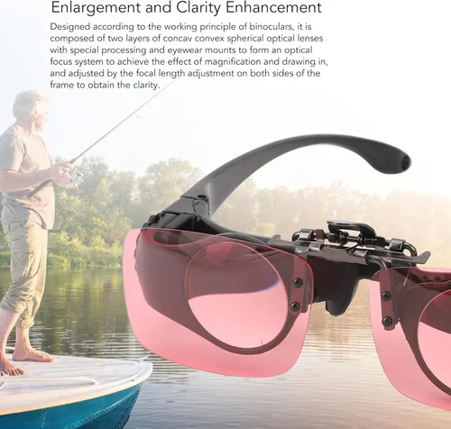 Vista 4 de Gafas binoculares profesionales manos libres para pesca, observación de aves, deportes, conciertos, teatro, ópera, TV, 8 gafas de ópera manos libres