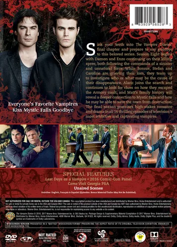 Vista 2 de The Vampire Diaries The Complete Eighth and Final Season DVD
