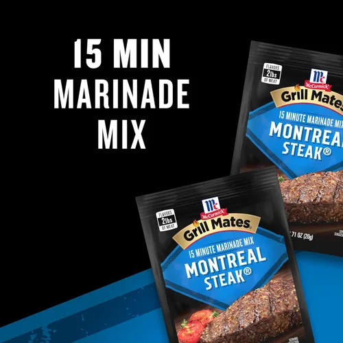 Vista 10 de McCormick Grill Mates Montreal Steak Marinade Mix, 0.71 oz