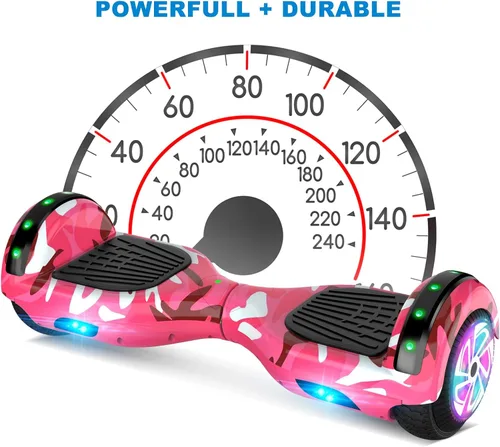 Vista 19 de CBD Scooter with Corlorful LED Lights,6.5" Wheels, Dual 300W Motor Scooter for Kids Girls Boys Adults, All Ages