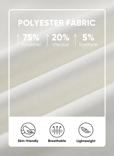 Vista 243 de JMIERR Camisas de vestir a rayas con botones y manga corta para hombre