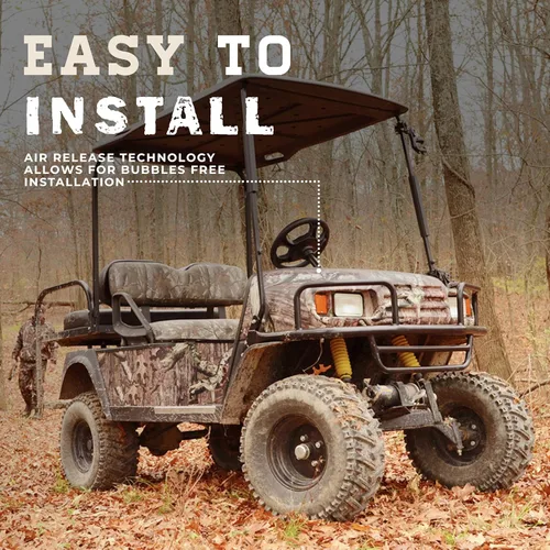 Vista 3 de Mossy Oak Graphics Envoltura de camuflaje para carrito de golf, vinilo 3M sin decoloración con acabado mate, muchos patrones de Mossy Oak