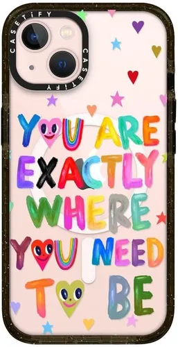 Vista 243 de CASETiFY Impact - Funda para iPhone 13 [Probada contra caídas de grado militar 4X / Protección contra caídas de 8.2 pies / Compatible con Magsafe]