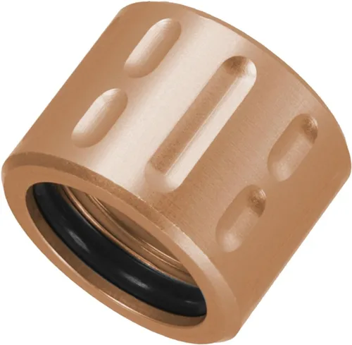 Vista 64 de NDZ Performance Protector de rosca de cañón 1/2x28 en aluminio anodizado y Cerakote o acero inoxidable PVD con junta tórica – Fabricado en EE. UU.