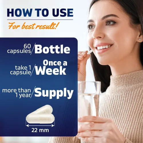 Vista 4 de Vitamatic 3 Pack Vitamina D3 50,000 UI (como colecalciferol), Dosis Semanal Única, 1250 mcg, 60 cápsulas vegetarianas Suministro para 1 año, Fórmula