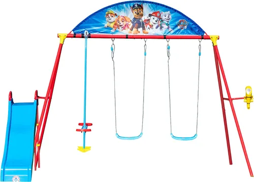 Vista 9 de Swurfer PAW Patrol Swing Sets for Backyard, Swingset Outdoor for Kids