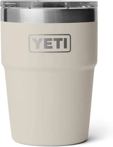 Vista 29 de YETI Rambler - Vaso apilable de 16 onzas, aislado al vacío, de acero inoxidable con tapa MagSlider Stackable, Vacuum Insulated, MagSlider Lid