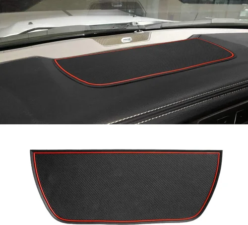 Vista 7 de Auovo Tapete Forro de Tablero para Ram Pickup 1500 2500 3500 2011-2018 Accesorios Interiores de Automóvil Cubierta de Almohadilla de Goma