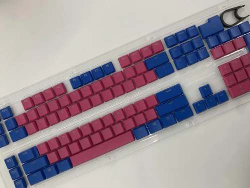 Vista 9 de Teclas de teclado Logitech G915TKL G915 G815, 111 teclas. Teclas de repuesto, teclado mecánico para juegos (azul y rosa)