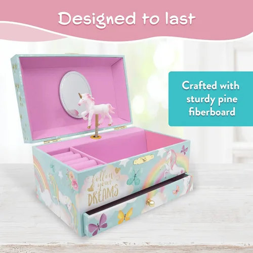 Vista 7 de The Memory Building Company Joyero musical - Regalos de cumpleaños y juguetes para niños