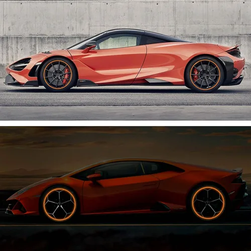 Vista 6 de TOMALL 18 calcomanías reflectantes de 16 a 19 pulgadas para llantas de motocicleta, automóvil, ciclismo, bicicleta, decoración de seguridad