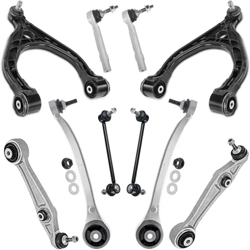 Vista 161 de Detroit Axle - Kit de suspensión delantera de 10 piezas para Ford Freestar Mercury Monterey 04-07, 2 brazos de control inferiores con rótula 4