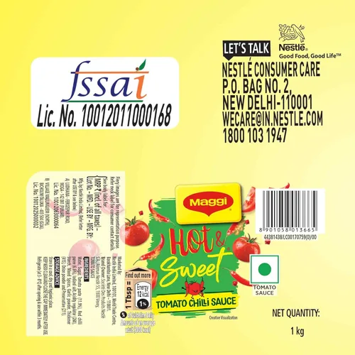 Vista 10 de Maggi Picante y dulce salsa de tomate con chile - 1 kg, 2.2 lb