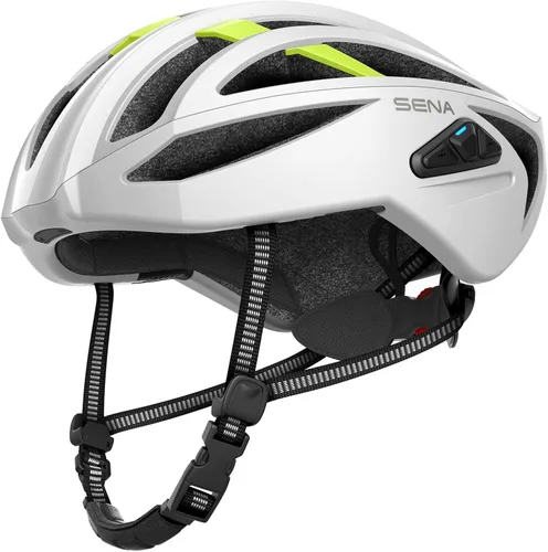 Vista 9 de Casco de Ciclismo en Carretera Sena R2 / R2 EVO / (Alexa Incorporada) solo R2X, Comunicaciones Inteligentes Bluetooth y de Intercomunicador de Malla