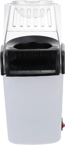 HEMOTON Automatic 110v Popcorn Machine for Home Use, Small White Domestic Popcorn Maker with US Plug, Electric Snack Popper Suitable for Parties and