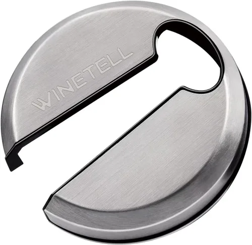 Cortador de papel de vino de acero inoxidable de alta calidad, cortador de papel de aluminio para botellas de vino, abridor de etiquetas de cuello,