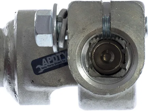 Vista 4 de APDTY 104232, acoplador de eje de dirección inferior intermedio de junta universal (sustituye a 8L1Z-3B676-A, 8L1Z3B676A)