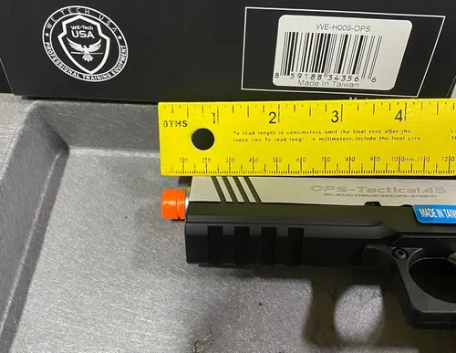 Vista 7 de Evike Airsoft - WE-USA Metal Hi-C.APA Airsoft Gas B.lowback P.istol (Modelo: 4.3 2011 Commander/Dos Tonos w/Green Gas M.ag) - (PID: 34356)