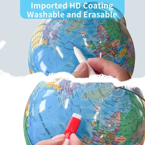 Vista 3 de Globo iluminado de 8 pulgadas para niños