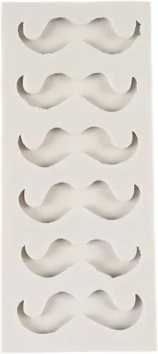 Vista 5 de Molde de silicona para bigote, para fondant, para barba, para decoración de pasteles, decoración de cupcakes, chocolate, caramelo, polímero, pasta