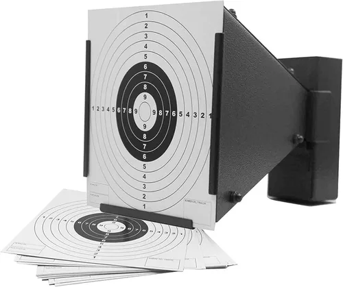 Geekhigh Trampa para pistola BB con 50 papeles, blanco de disparo montado en la pared para Airsoft, rifle, pellets para entrenamiento en interiores