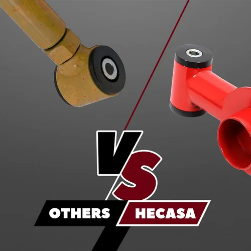 Vista 4 de HECASA Kit de suspensión de brazo de control tubular trasero compatible con Ford Mustang Mercury Capri Cobra 1979-2004 superior inferior 4 piezas