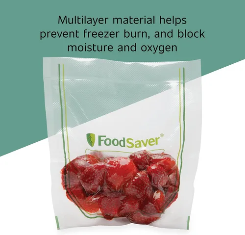 Vista 4 de FoodSaver Bolsas selladoras al vacío Easy Fill de 1 galón Grado comercial y reutilizables 10