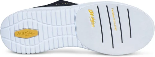Vista 5 de KR Strikeforce Glitz - Zapatos de bolos para mujer con tecnología FlexSlide para bolos diestros o zurdos, Negro
